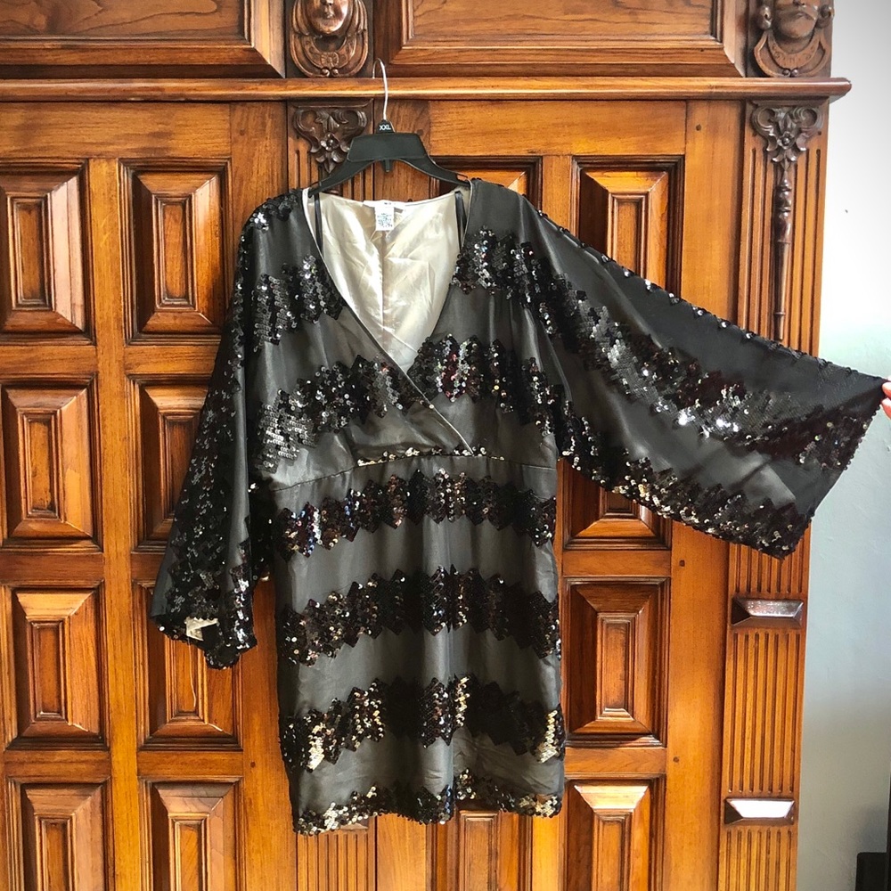 Sequined Mini Dress